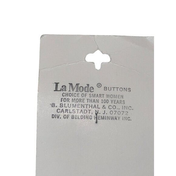 Vintage La Mode Buttons NEW Old Stock 6 Buttons 29596 Brown 7/8” - Picture 8 of 10
